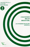 Cognition, Brain, Behavior. An Interdisciplinary Journal (June 2013) - Autori multipli 